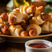 Sausages in Puff Pastry Air Fryer Recipe