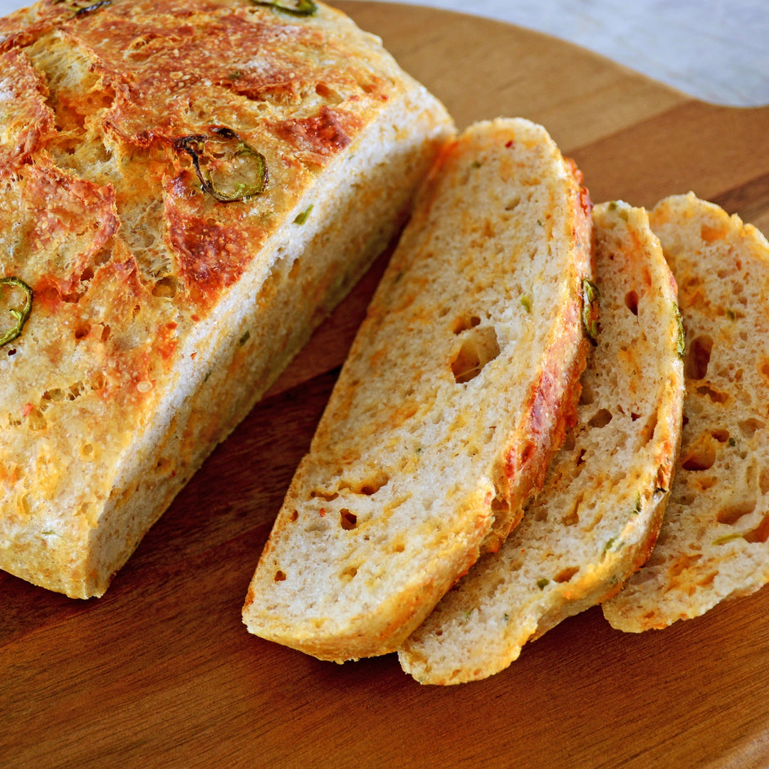 Receta de Máquina de Pan con Queso y Jalapeño