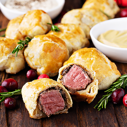 Air fryer beef Wellington recipe