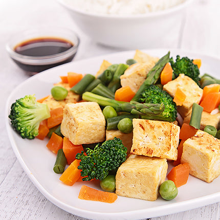Receta de Tofu, Brócoli y Zanahoria en la Freidora de Aire