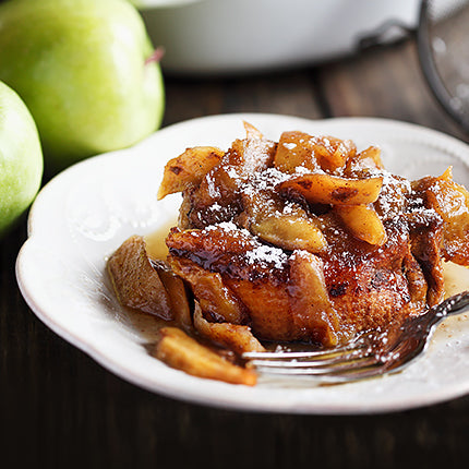 French Toast Bake with Apples Air Fryer Recipe