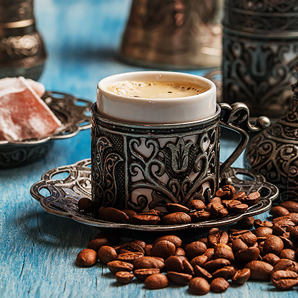 Cafetera turca para el hogar, cafetera, taza para espumar leche y
