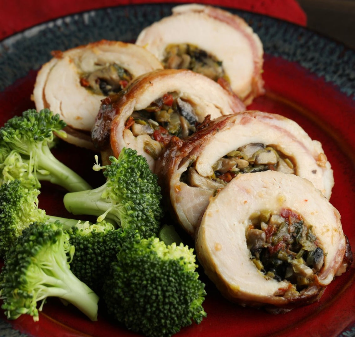 Stuffed Chicken Breasts with Bacon & Broccoli Sous Vide Recipe