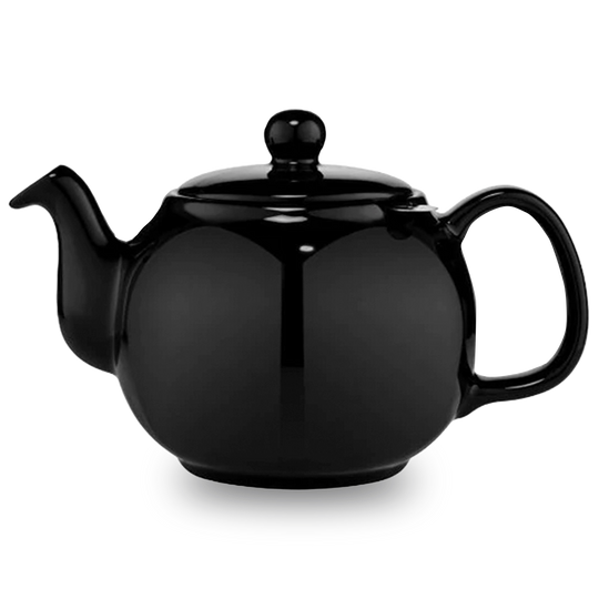 SAKI Automatic Electric Samovar Brewing System with Porcelain Teapot, Black