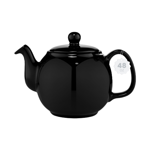 Large Porcelain Teapot, 48 Ounce